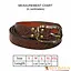 Leather belt Tinuviel, red