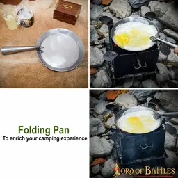Collapsible frying pan M