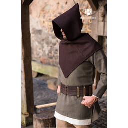 Chaperon Skjoldehamm, wool, brown