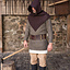 Chaperon Skjoldehamm, wool, brown