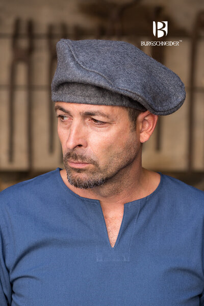 Beret Harald wool, grey