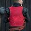 15th century brigandine, red