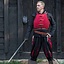 15th century brigandine, red