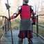 15th century brigandine, red