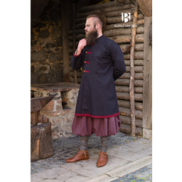 Rusvik Viking coat Jakub, black/burgundy