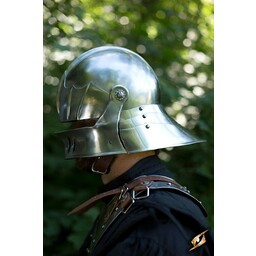 16th century sallet, patinated