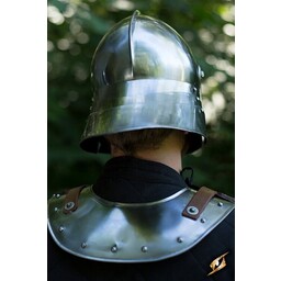 16th century sallet, patinated