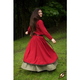 Basic Dress, dark red/brown