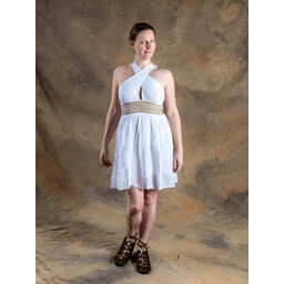 Goddess Dress Persephone, short, white
