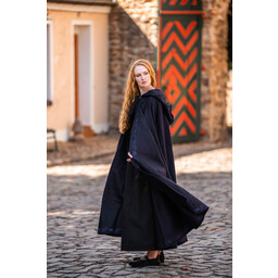 Embroidered cloak Damia, blue