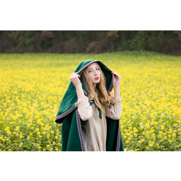 Embroidered cloak Lyra, green