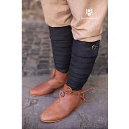 Leg wrappings Asgar, black/grey