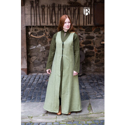 Sleeveless cloak Maiva, linden green