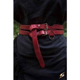 Twin X-belt, red