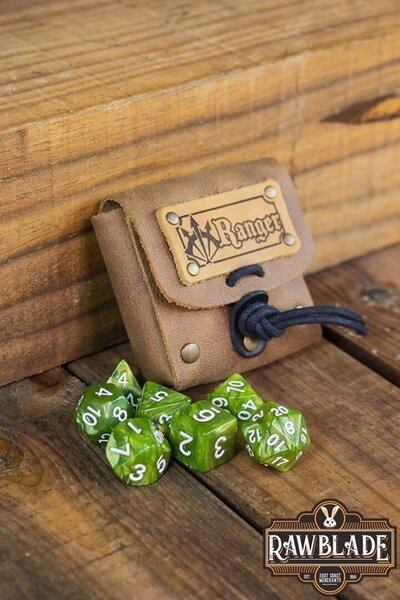 Dice bag with dice set, Ranger