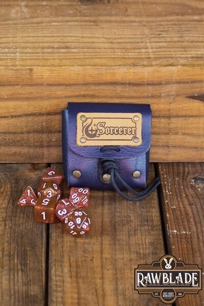 Dice bag with dice set, Sorcerer