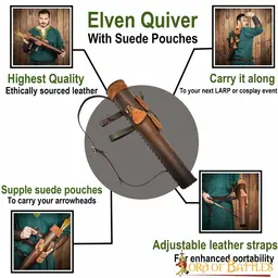 Quiver with pouches