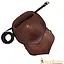 Leather pauldron Celtic spirals