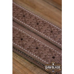 Lombard Wide Belt - Brown