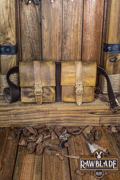Valiant Double belt Bag - Weathered