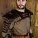 Rawblade Fighter Gorget with Pauldrons - Brown