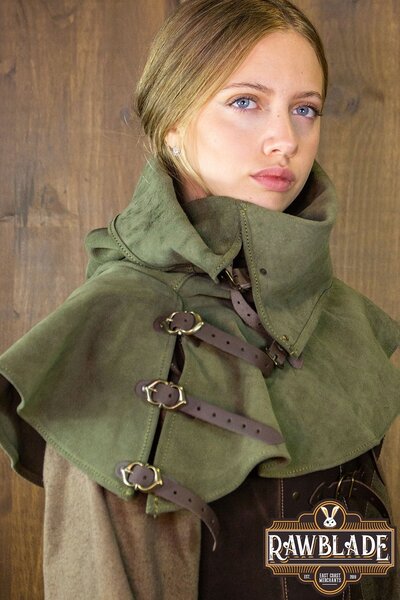 Gevaudan Splitleather Tube Gugel - Green
