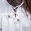 Pirate shirt with laces, white