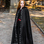 Embroidered cloak Damia, black