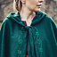 Embroidered cloak Damia, green