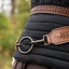 Braided sword belt, brown