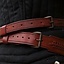 Braided sword belt, red