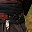 Braided sword belt, red