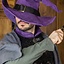 Witch hat Morgana, purple