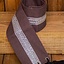 Jeanne fabric belt - Brown / silver