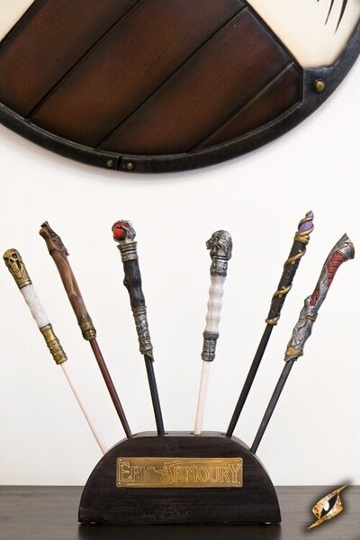 Wooden stand for wands