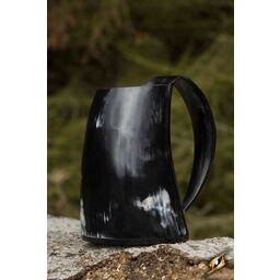 Horn cup with ear 0,5L, dark