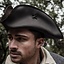 Pirate hat Jack Rackham, weathered brown