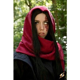 Hood Assassins Creed, dark brown