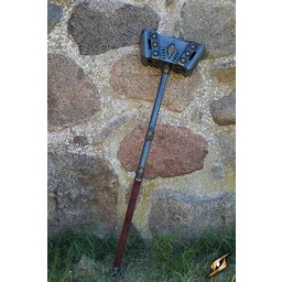 LARP dwarven hammer, 152 cm