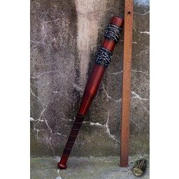 LARP baseball bat barbed wire, 80 cm, red