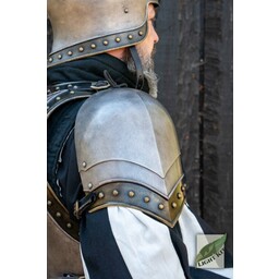 LARP medieval knight pauldrons
