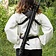 Epic Armoury LARP back scabbard Sky Hook, brown