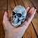 Epic Armoury LARP skull, steel color