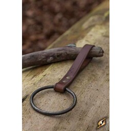 LARP ring holder for belt, brown