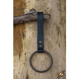 LARP ring holder for belt, black