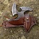 Epic Armoury LARP shuriken with holder, brown