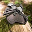 LARP tornado shuriken with holder, brown