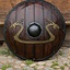 LARP Viking dragon shield