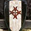 LARP kite shield Knight Templar
