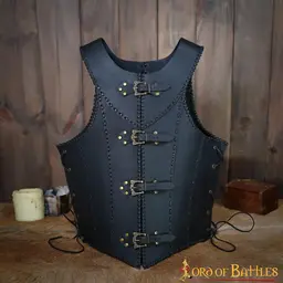 Leather battle corset Nessa